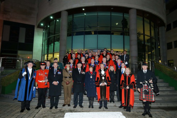 Council Holds Flag Lowering Ceremony & Battle's over Beacon Lighting Events