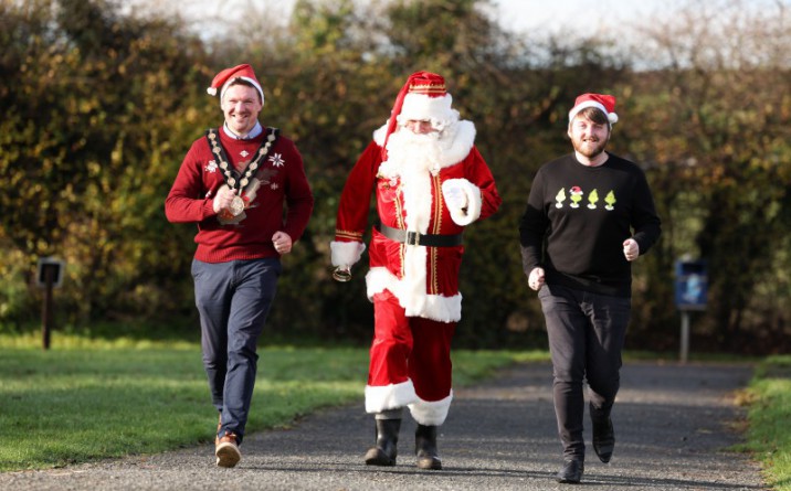 Family Santa Dash at Lough Moss Leisure Centre